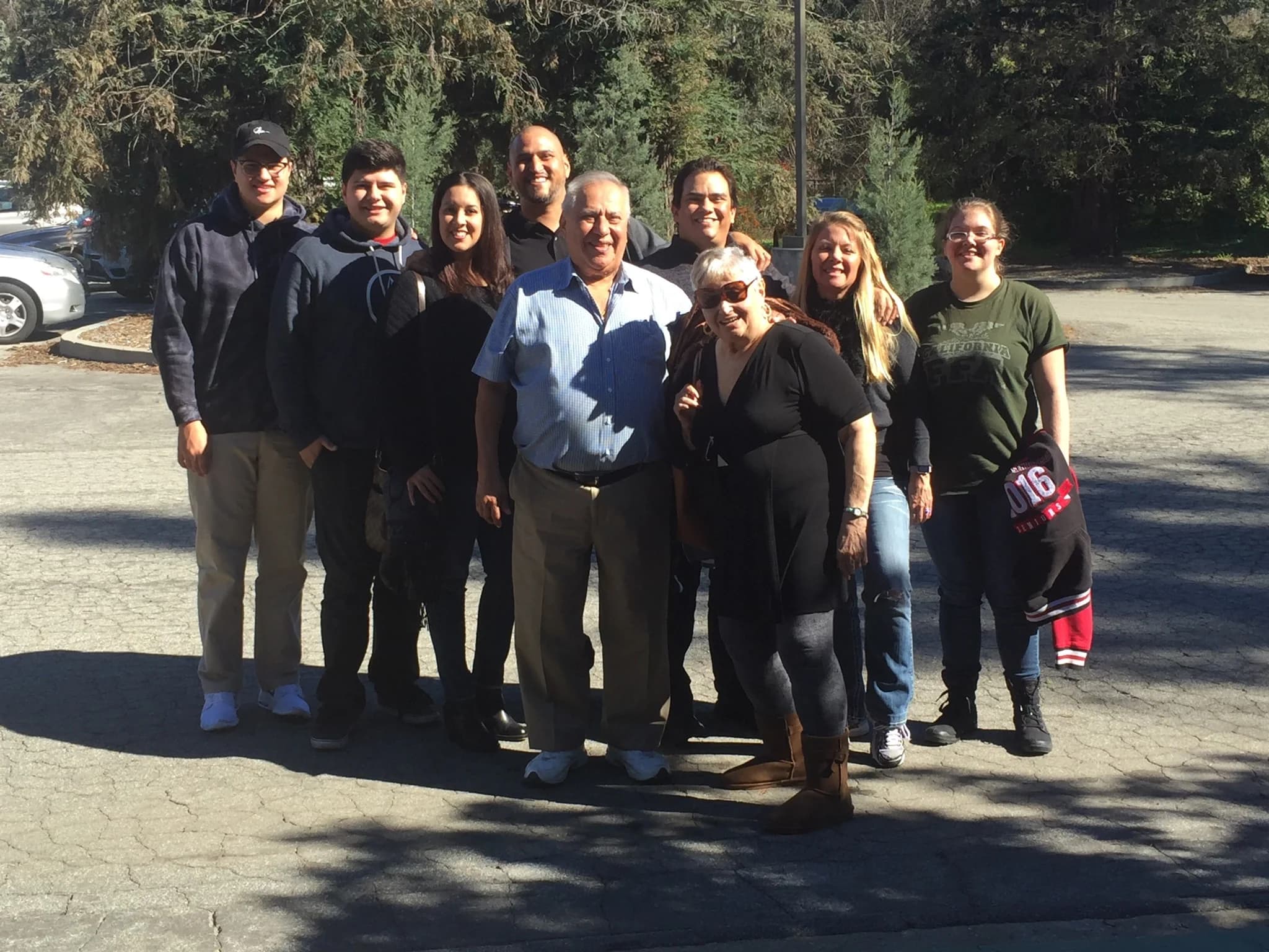 Generations of the Grijalva family together in 2017