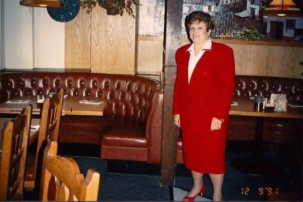 Myrna Grijalva standing inside Joselito's in 1998